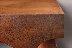 Riess-Ambiente Konsolentische > Abstrakter Konsolentisch ART AMBIENTE 120cm kupfer Edelrost-Look Beton