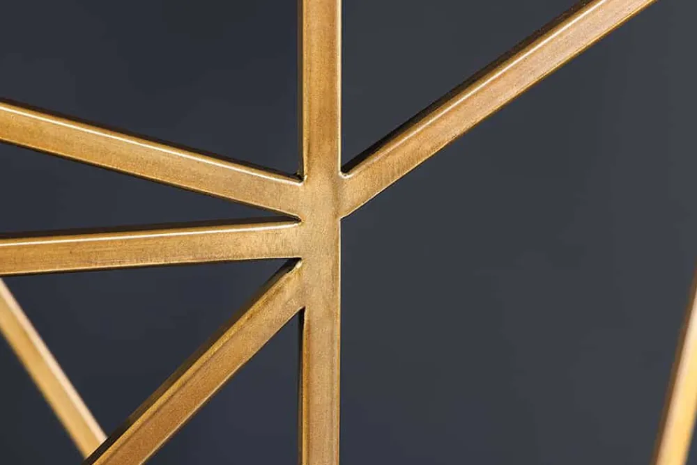 Riess-Ambiente Mehr...|Konsolentische > Abstrakter Konsolentisch DIAMOND 120cm natur messing Mangoholz Metallgestell