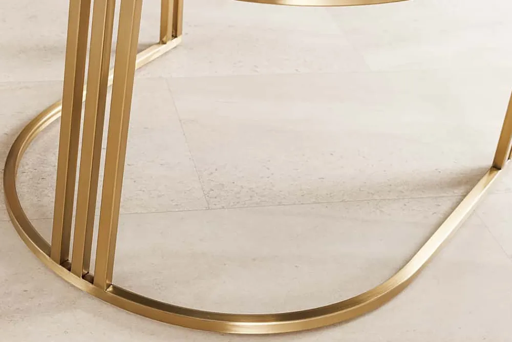 Riess-Ambiente Goldene Möbel|Stühle > Armlehnen Stuhl EXTRAVAGANCIA dunkelgrün Chenillestoff Metall brushed champagner gold