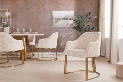 Riess-Ambiente Goldene Möbel|Stühle ><noscript><img width=
