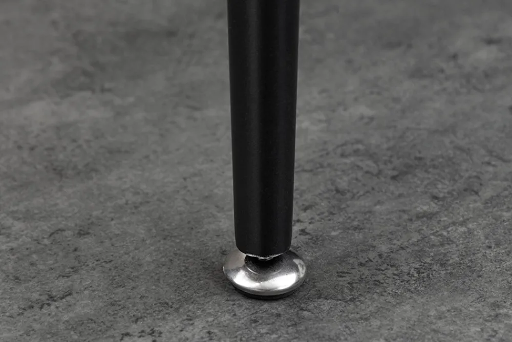 Riess-Ambiente Industrial Loft|Esstische > Ausziehbarer Esstisch APARTMENT 120-160cm grau Beton-Design schwarzes Metallgestell
