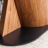 Riess-Ambiente Esstische > Ausziehbarer Esstisch ELEMENTS 180-260cm taupe grau spanische Keramik Walnuss Gestell