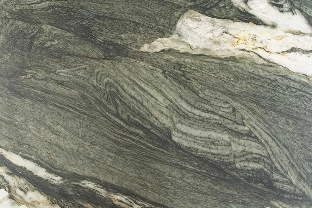 Riess-Ambiente Esstische > Ausziehbarer Esstisch ELEMENTS 180-260cm taupe grau spanische Keramik Walnuss Gestell