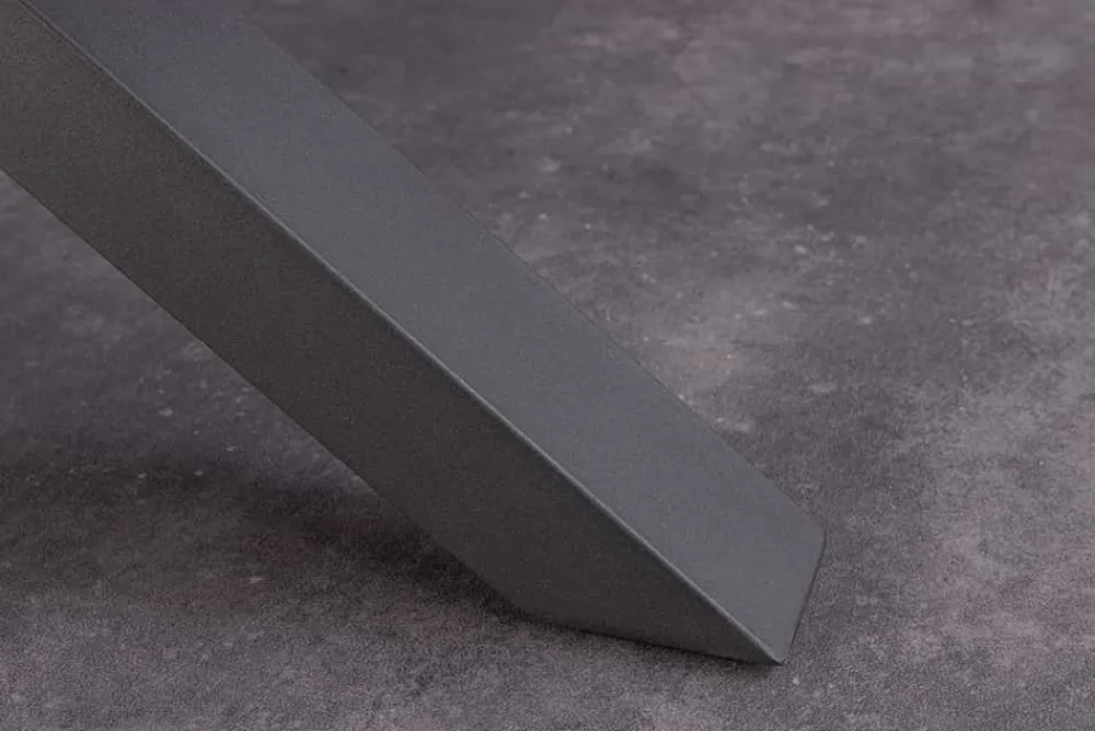 Riess-Ambiente Industrial Loft|Esstische > Ausziehbarer Esstisch ETERNITY 160-200cm weiß Keramik schwarz Metall