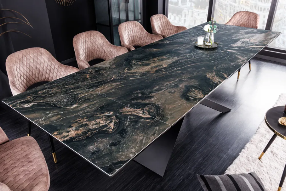 Riess-Ambiente Industrial Loft|Esstische > Ausziehbarer Esstisch EUPHORIA 180-220-260cm taupe Keramik made in Italy