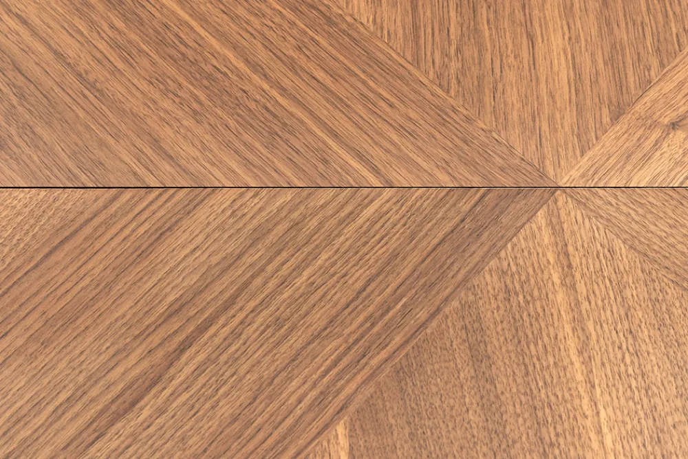 Riess-Ambiente Industrial Loft|Esstische > Ausziehbarer Esstisch GRANDEZZA 180-270cm natur Walnuss schwarz Metall