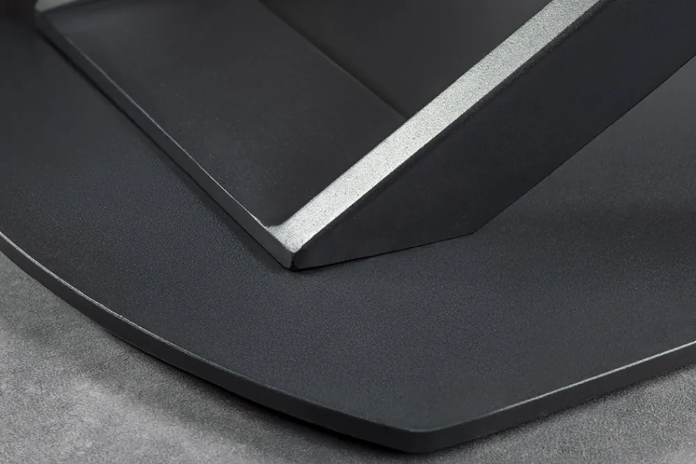 Riess-Ambiente Industrial Loft|Esstische > Ausziehbarer Esstisch INCEPTION 130-190cm anthrazit oval Keramik schwarz Metall