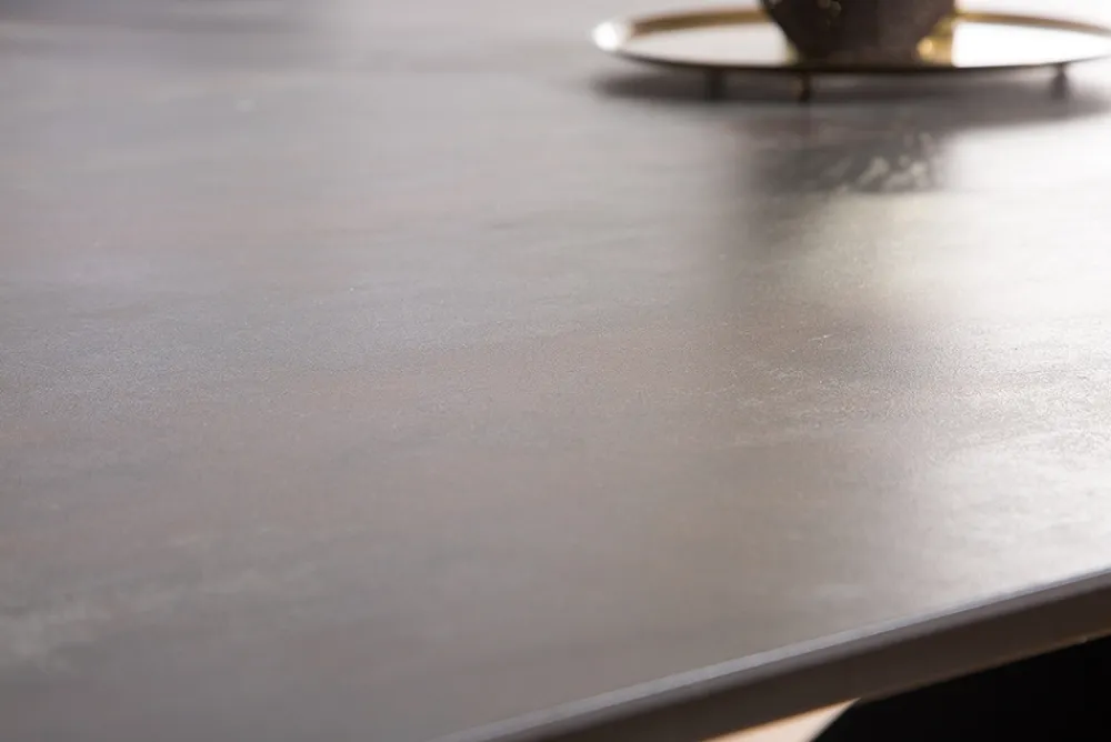 Riess-Ambiente Industrial Loft|Esstische > Ausziehbarer Esstisch PROMETHEUS 180-220-260cm Lava Keramik made in Italy