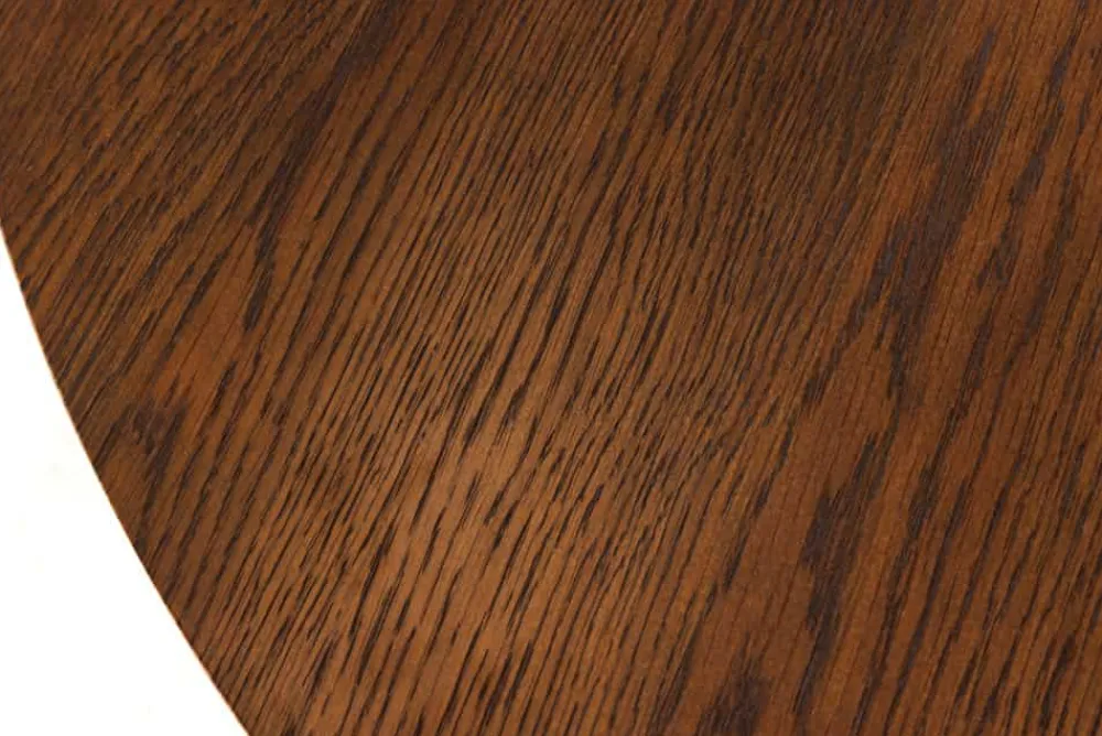 Riess-Ambiente Skandinavisch|Esstische > Ausziehbarer Esstisch VALHALLA WOOD 120-160-200cm smoked braun Eichenholz Säulenfuß