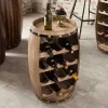 Riess-Ambiente Weinregale|Barschränke > Authentisches Weinregal BODEGA 65cm natur Pinie Weinfass Shabby Chic