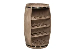 Riess-Ambiente Weinregale|Barschränke > Authentisches Weinregal BODEGA 65cm natur Pinie Weinfass Shabby Chic