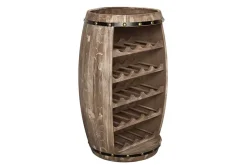 Riess-Ambiente Weinregale|Barschränke > Authentisches Weinregal BODEGA 80cm natur Pinie Weinfass Shabby Chic