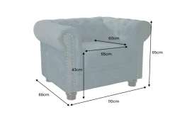 Riess-Ambiente Sessel|Samt Möbel ><noscript><img width=