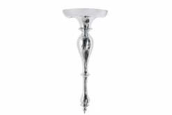 Riess-Ambiente Wanddekoration > Barocke Wandkonsole SCALA 60cm silber Aluminium Wandregal