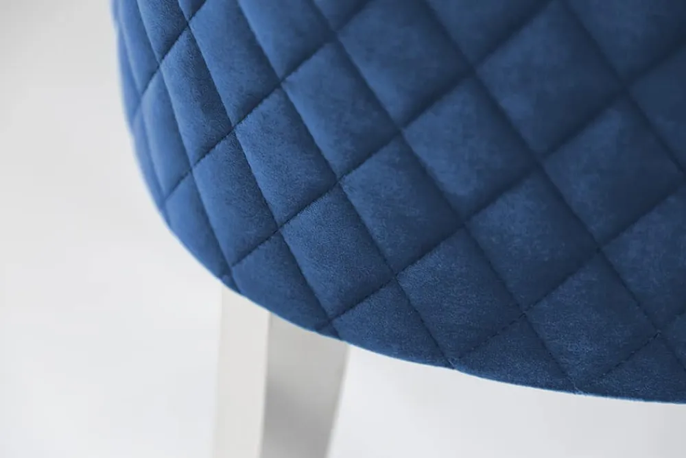 Riess-Ambiente Stühle|Samt Möbel > Barock Stuhl CASTLE DELUXE royalblau Samt Löwenkopf Chesterfield Design Esszimmerstuhl Nieten