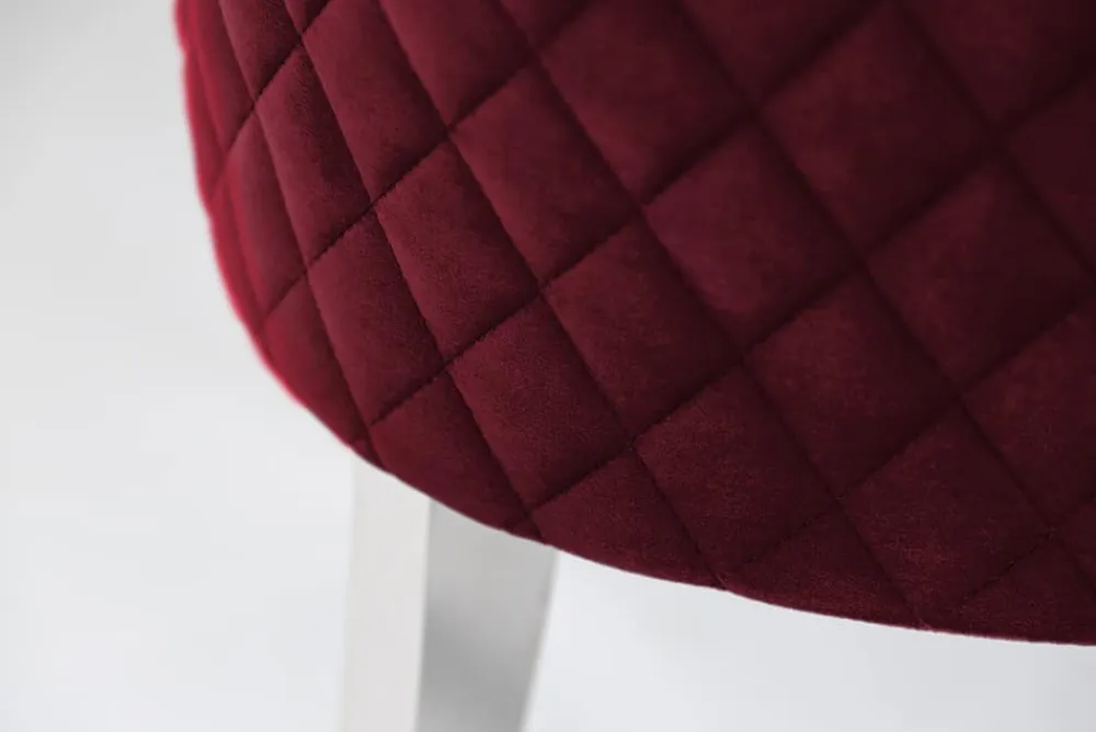 Riess-Ambiente Stühle|Samt Möbel > Barock Stuhl CASTLE DELUXE rot Samt Löwenkopf Chesterfield Design Esszimmerstuhl Nieten