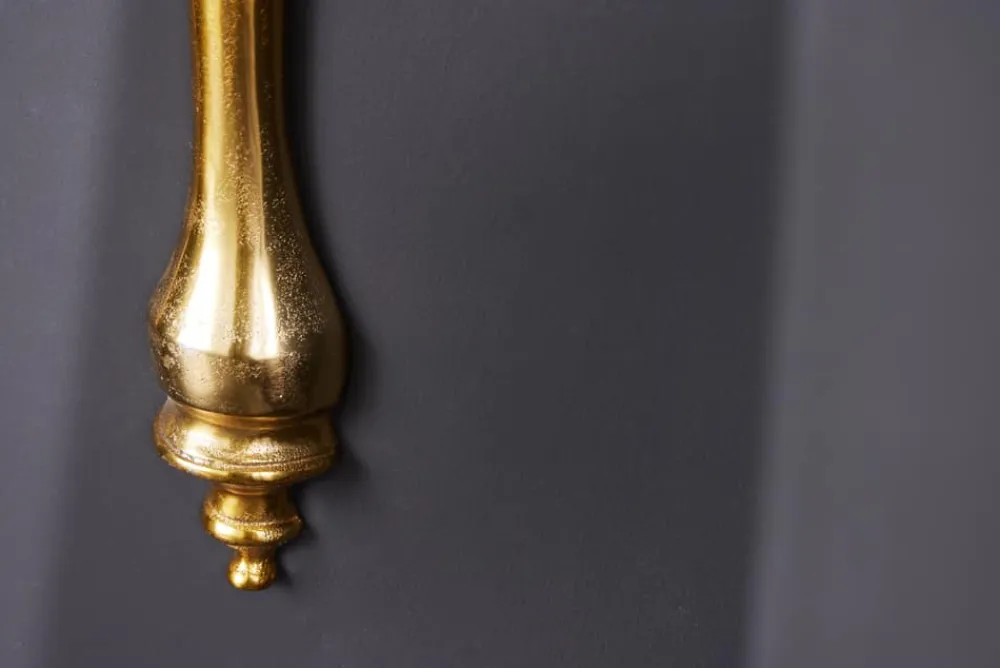 Riess-Ambiente Goldene Möbel|Wanddekoration > Barock Wandkonsole SCALA 60cm gold Metall Wandregal handmade Wanddekoration