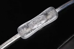 Riess-Ambiente Tischlampen > Befüllbare Tischlampe CLASSICO 75cm weiß transparent Glas mit Leinenschirm