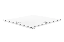 Riess-Ambiente Matratzen & Topper > Bequemer Topper CLOUD FLEX 180x200cm weiß