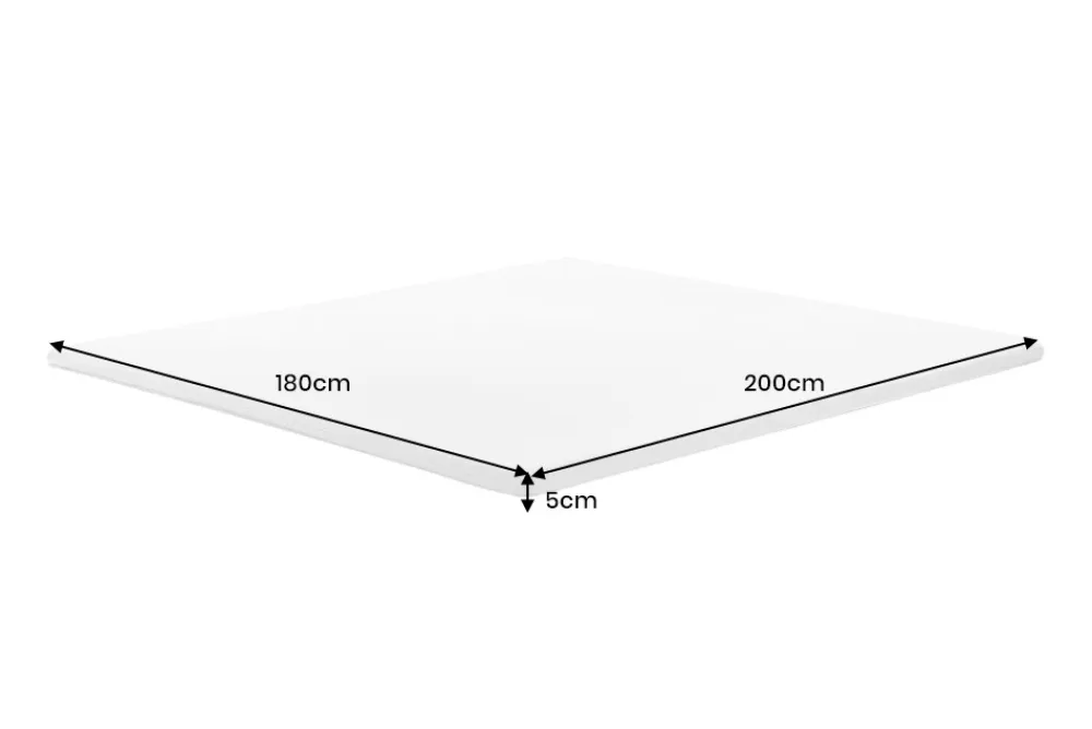 Riess-Ambiente Matratzen & Topper > Bequemer Topper CLOUD FLEX 180x200cm weiß