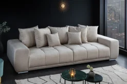 Riess-Ambiente Xxl Sofa|Samt Möbel ><noscript><img width=