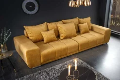 Riess-Ambiente Xxl Sofa|Samt Möbel ><noscript><img width=