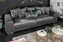 Riess-Ambiente Xxl Sofa|Samt Möbel ><noscript><img width=