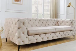 Riess-Ambiente Samt Möbel|3-Sitzer Sofa ><noscript><img width=