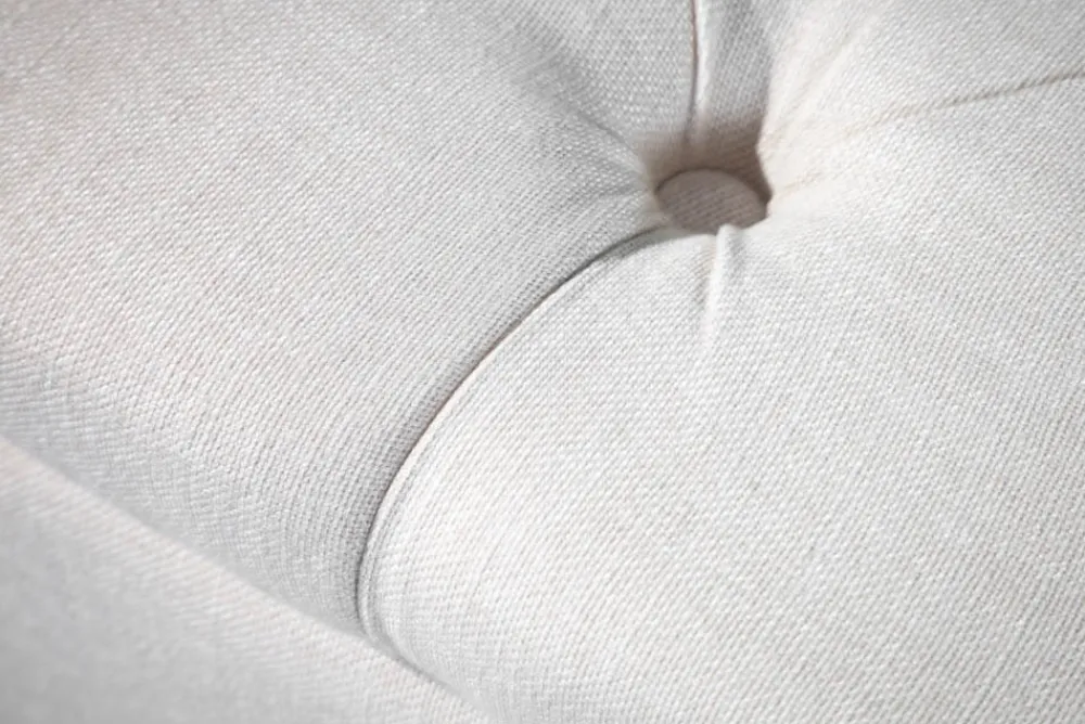 Riess-Ambiente Sitzbänke > Chesterfield Truhenbank CASTLE 100cm beige Sitzbank Landhausstil mit Stauraum