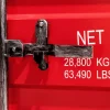 Riess-Ambiente Industrial Loft|Tv- & Lowboards > Container-Schrank GLOBETROTTER 80cm rot Metall Couchtisch mit Flügeltüren Kommode