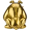 Riess-Ambiente Dekoration|Goldene Möbel > Deko-Figur BULLDOG 70cm gold handmade Hunde-Skulptur