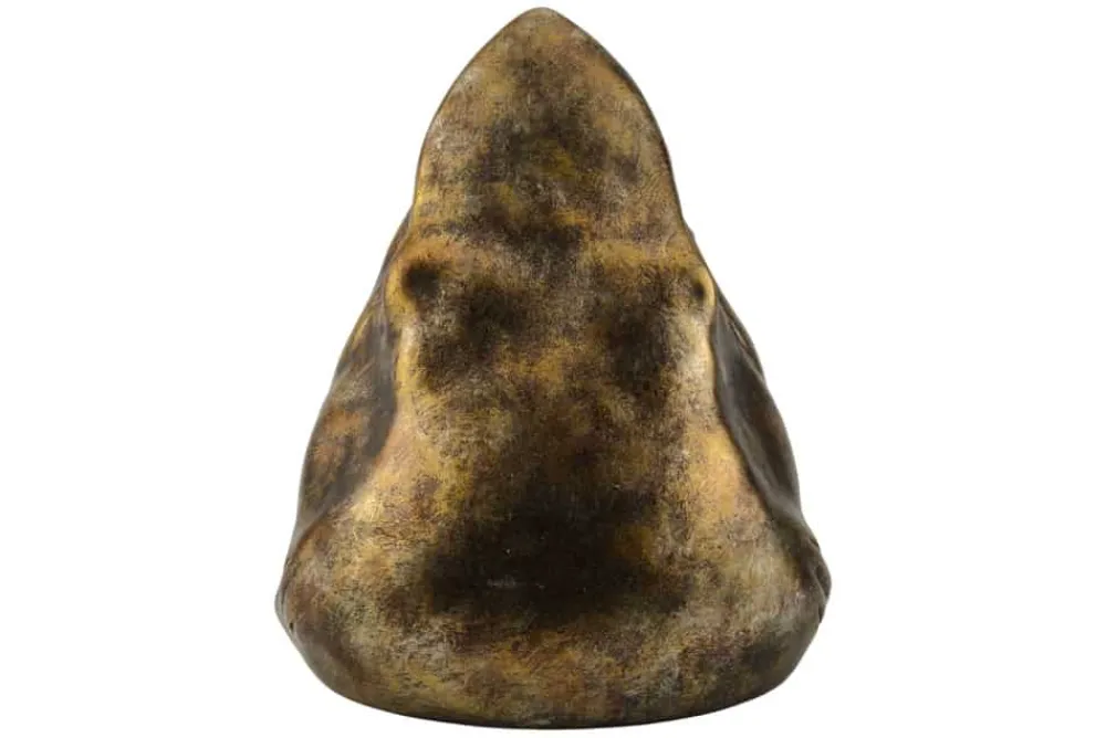 Riess-Ambiente Dekoration|Schalen > Deko-Figur SHARK HEAD 25cm bronze mit Ablagefach handmade