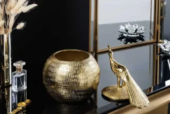 Riess-Ambiente Dekoration|Goldene Möbel ><noscript><img width=