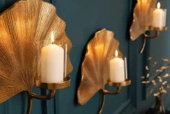 Riess-Ambiente Goldene Möbel|Kerzenständer ><noscript><img width=