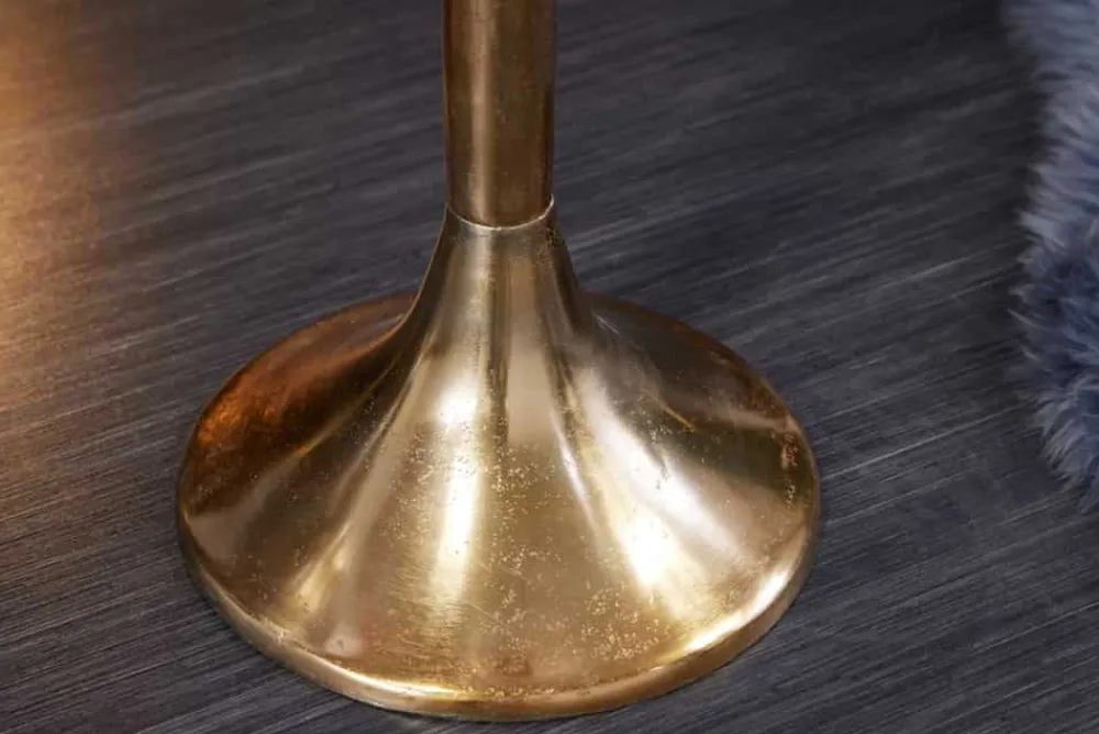Riess-Ambiente Dekoration|Goldene Möbel > Dekorativer Sektkühler CHAMPAGNE 80cm antik gold handmade Metall Flaschenkühler