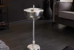 Riess-Ambiente Dekoration > Dekorativer Weinkühler VINO 80cm silber handmade Metall Flaschenkühler Sektkühler