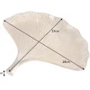 Riess-Ambiente Goldene Möbel|Schalen > Dekoratives Schalen 3er Set GINKGO 30cm gold handmade Metall