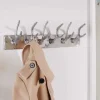Riess-Ambiente Garderoben > Dekorative Wandgarderobe DEER 50cm silber Aluminium poliert Hirschgeweih Kleiderhaken