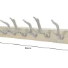 Riess-Ambiente Garderoben > Dekorative Wandgarderobe DEER 50cm messing Metall Hirschgeweih Kleiderhaken