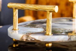 Riess-Ambiente Goldene Möbel|Etageren & Tabletts ><noscript><img width=