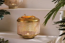 Riess-Ambiente Dekoration|Goldene Möbel ><noscript><img width=
