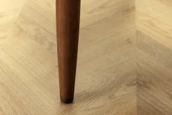 Riess-Ambiente Mehr...|Massivholzstühle > Design Armlehnen-Stuhl KENNEDY braun smoke creme aus recycelter Pinie mit Polstersitz
