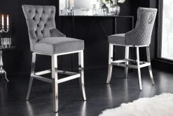 Riess-Ambiente Barhocker|Samt Möbel ><noscript><img width=