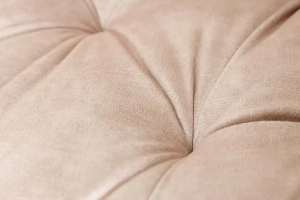 Riess-Ambiente Barhocker|Samt Möbel > Design Barhocker MILANO champagner beige Samt Barstuhl mit Lehne Metall schwarz