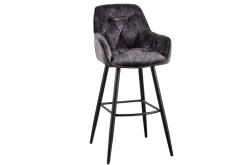 Riess-Ambiente Barhocker|Samt Möbel ><noscript><img width=