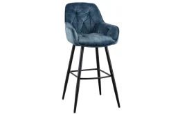 Riess-Ambiente Barhocker|Samt Möbel ><noscript><img width=