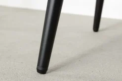 Riess-Ambiente Barhocker|Samt Möbel > Design Barhocker MILANO senfgelb Samt Barstuhl mit Lehne Metall schwarz