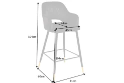 Riess-Ambiente Retro Möbel|Barhocker ><noscript><img width=