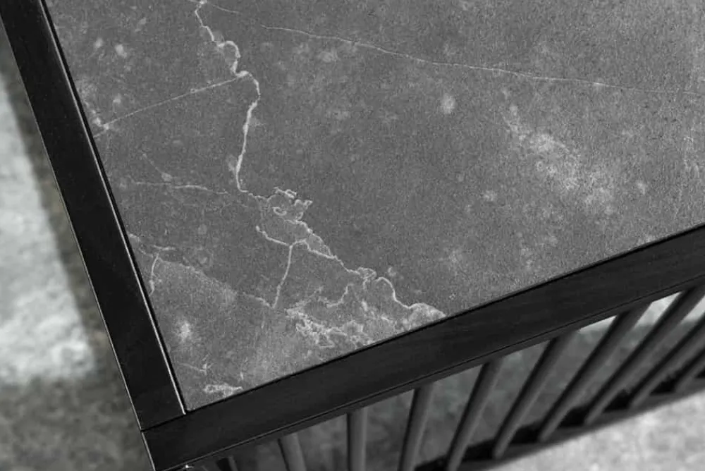 Riess-Ambiente Beistelltische|Skandinavisch > Design Beistelltisch ARCHITECTURE 40cm graphit Metall