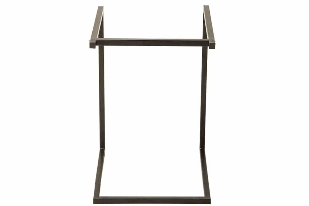 Riess-Ambiente Beistelltische|Mehr... > Design Beistelltisch CIANO 40cm Akazie Massivholz schwarz Tablett-Tisch